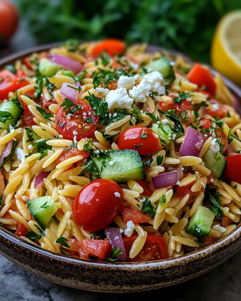 Ultimate Orzo Pasta Salad: Light, Flavorful Bliss